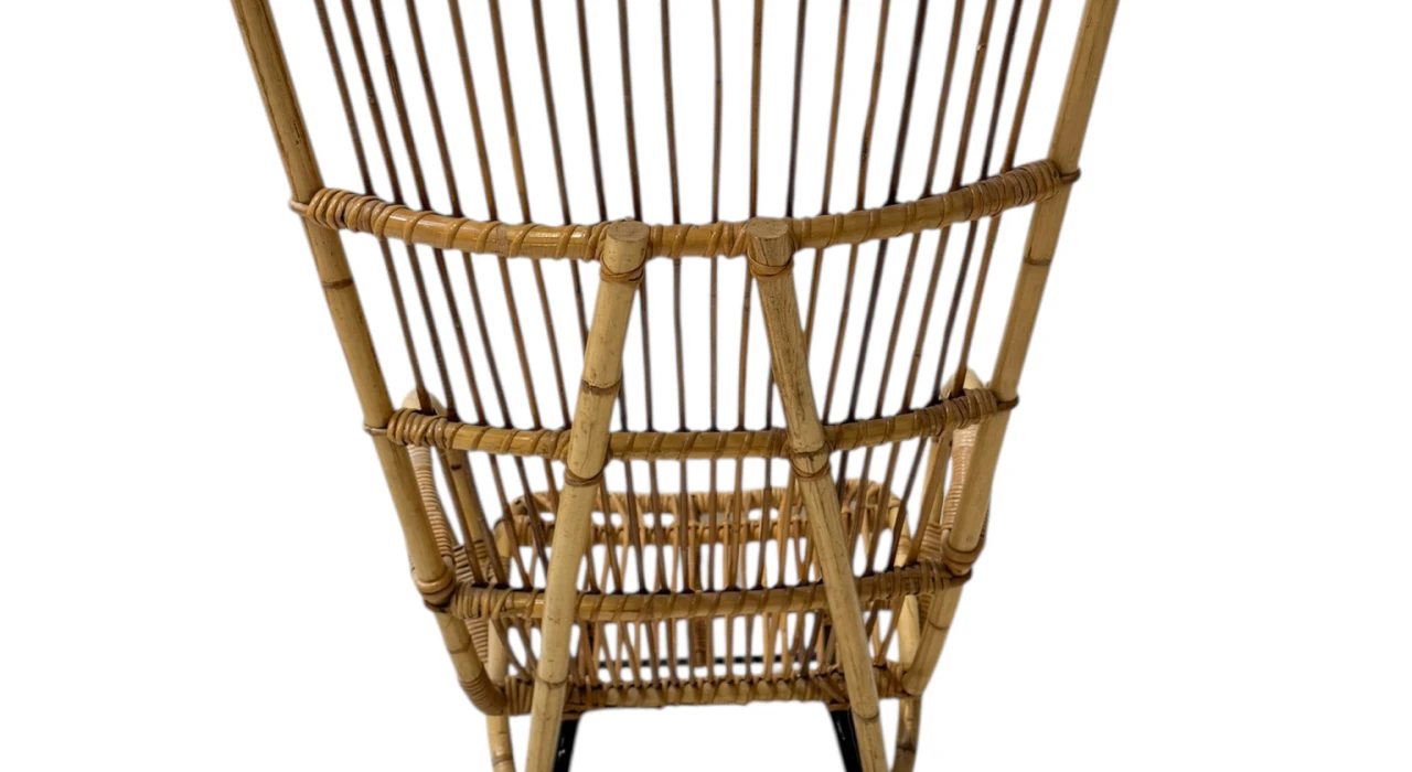 Mid-Century Modern Italian High Back Armchair, 1960s